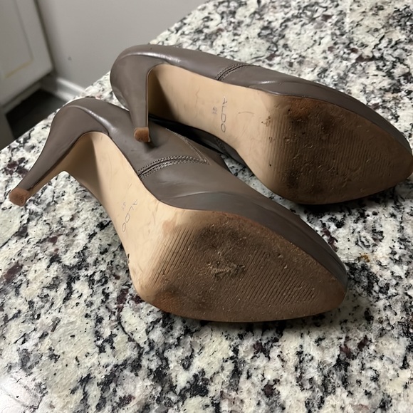 Gray Aldo Booties - Picture 3 of 5